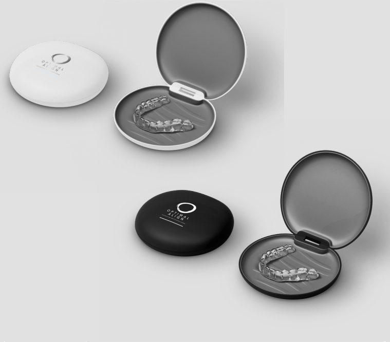 Two compact mirrors are shown with different colors.